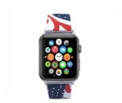 Watch Series 2 3 38mm 42mm National Flag Pattern Bracelet Wriststrap