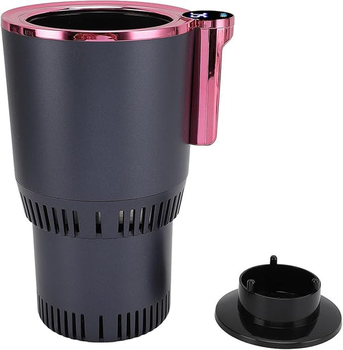 2 in 1 Car Cup Warmer Cooler, Safe 12V Car Drink Cooler Warmer Multipurpose for Beverage (Purple)
