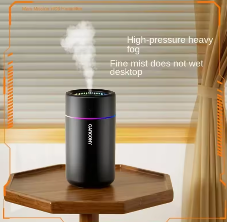 280ML Air Humidifier Large Fog Volume Colorful Atmosphere Light Silent Aroma Diffuser Essential Oils Aromatherapy for Home Car